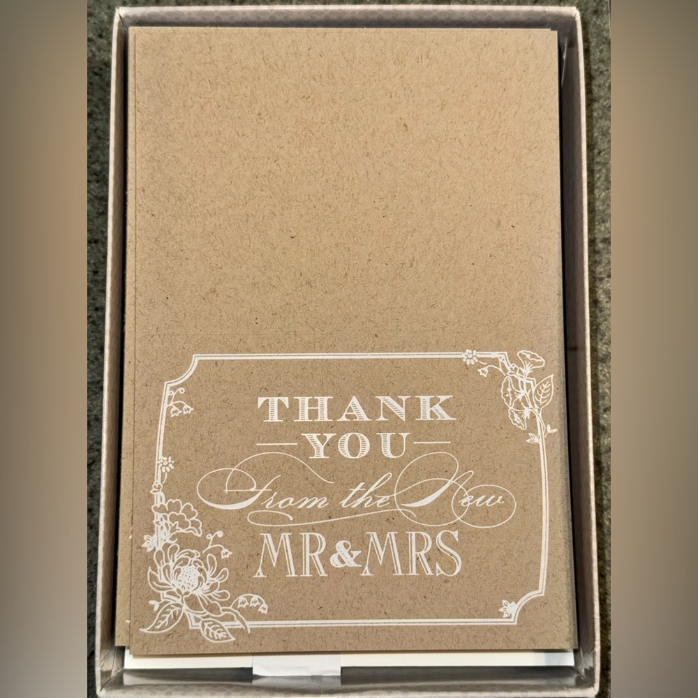 Newlywed Thank You Cards